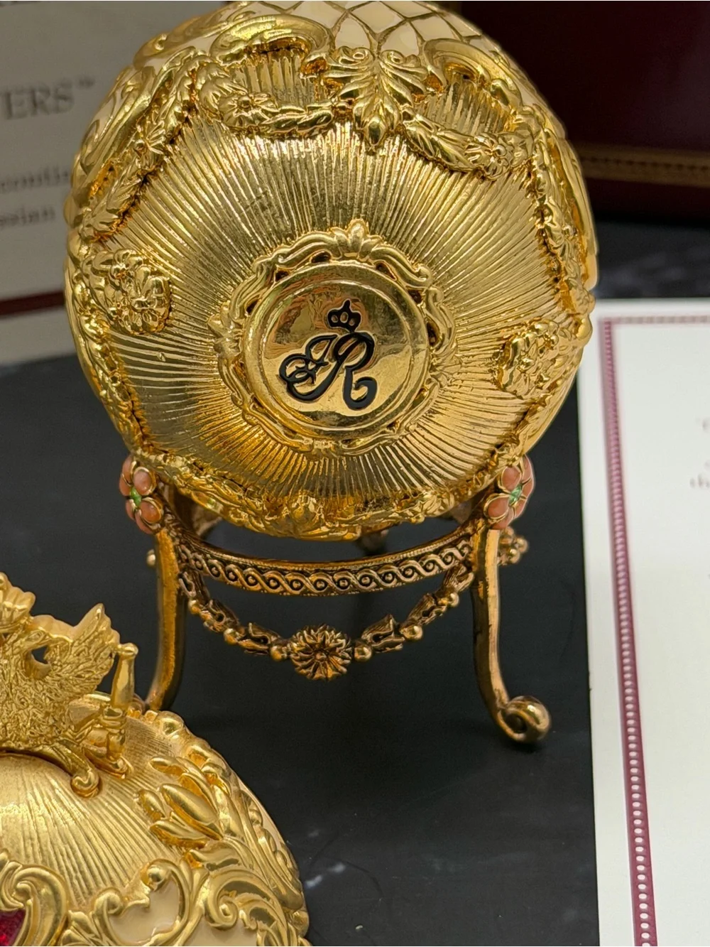 Joan Rivers Imperial Treasures II Musical Palace Egg COA Box Works QVC